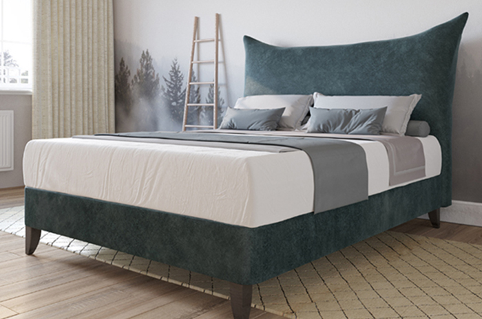 Fabric bed frame